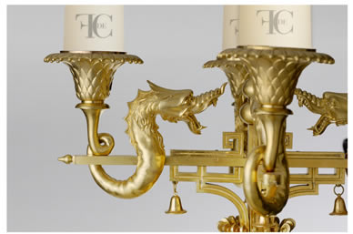 Vela Nardos para candelabro de 35 cms.