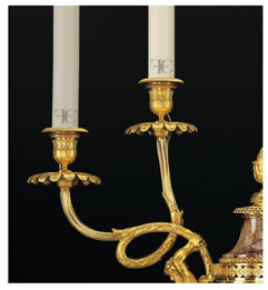 vela para candelabro con perfume de nardos - 30 cms.